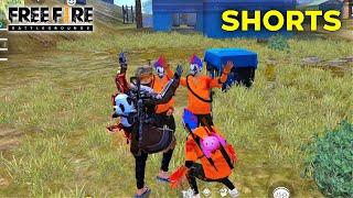 AJJUBHAI AND TG FAMILY OP MOMENT  GARENA FREE FIRE #shorts