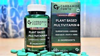 Carbamide Forte Plant Based Multivitamin  CF Multivitamin Review