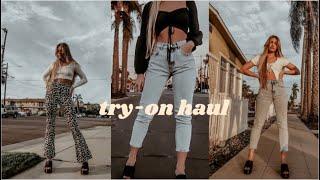 Fallwinter clothing try-on haul ft. princess polly