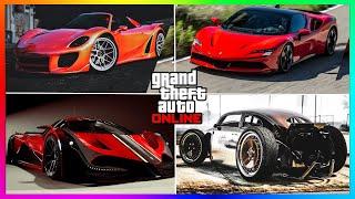 TOP 10 FASTEST CARS IN GTA 5 ONLINE UPDATED 2024