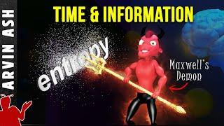 The Stunning link between Entropy time & information  Science behind Tenet