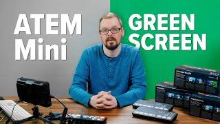 ATEM Mini - Greenscreen Chroma Key Effekt  Farbigen Hintergrund entfernen  So einfach gehts