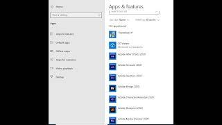 How to see all software installed on your windows 10 PC