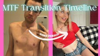 4 Year Transgender Timeline MTF Transition