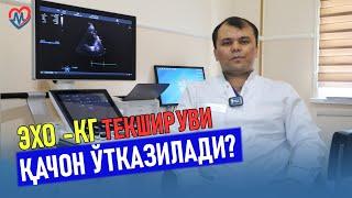 ЭХО-КГ  текшируви қачон ўтказилади?