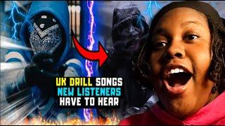 AMERICAN REACTS TO 20 UK DRILL SONGS ALL *NEW* LISTENERS HAVE TO HEAR