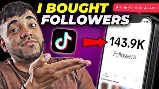 I bought REAL TikTok followers to make money