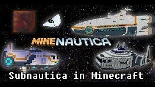 MINENAUTICA Subnautica Vehicles Built in Minecraft