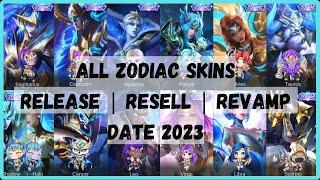 All ZODIAC SKINS 2023 RESALERELEASE DATE Mobile Legends Bang Bang