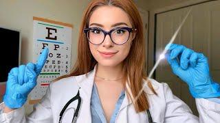 ASMR The Most DETAILED Cranial Nerve Exam Roleplay ‍️ Doctor Exam Ear Eye & Hearing Test