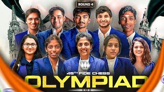 Chess Olympiad 2024 Round 4  India vs Serbia Open India vs France Women