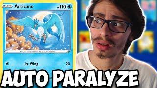 AUTO Paralyze Your Opponent WArticuno Updated Water Box Deck Silver Tempest PTCGO