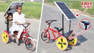 Build a  Free Energy 3 Wheel Go Kart  DIY Solar Powered Electric Go Kart For Kids