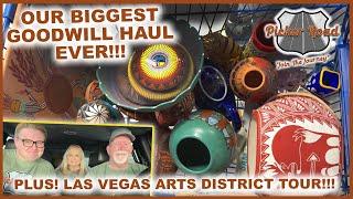 OUR BIGGEST GOODWILL HAUL EVER PLUS A LAS VEGAS ARTS DISTRICT TOUR Join the Journey