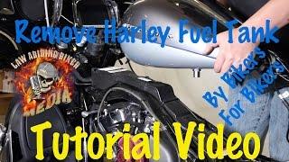 Remove & Install Harley Davidson Fuel Gas Tank-Motorcycle Biker Podcast