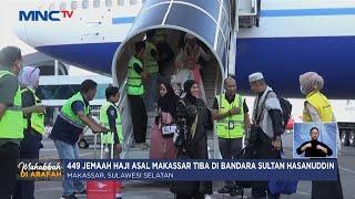 449 Jemaah Haji Asal Makassar Tiba di Bandara Sultan Hasanuddin - LIS 2406