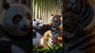 revenge of dad  #panda #tiger #story #shorts #cute