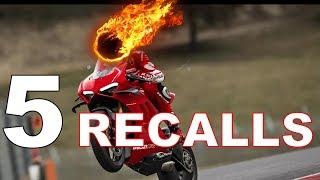 Is Ducati V4 a Lemon? - 5 Recalls