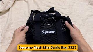 Supreme Mesh Mini Duffle Bag SS23 review