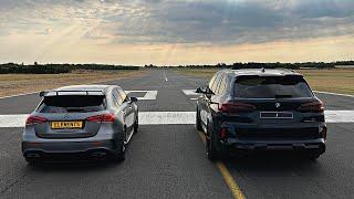 DRAG RACE MERCEDES-AMG A45 S VS BMW X5M COMPETITION