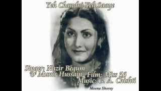 Yeh Chandni Ye Saaye-Nazir Begum & Munir Hussain-Miss 56.flv