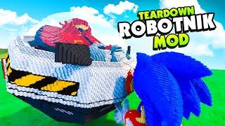 New ROBOTNIK Vehicle Full Destroys SONIC - Teardown Mods