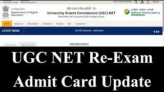 UGC NET Re-Exam Admit Card 2024  NET Admit Card 2024  NET admit card update 2024  NET exam 2024