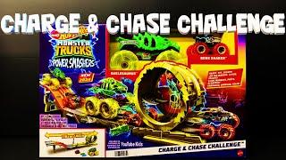 Hot Wheels Monster Trucks Power Smashers Charge & Chase Challenge