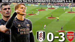 How Artetas 3-2-5 DESTROYED Fulhams Tactics  Fulham vs Arsenal 0-3  Tactical Analysis