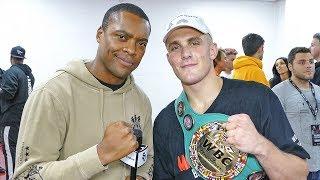 Jake Paul LOCKER ROOM After TKO WIN vs Deji