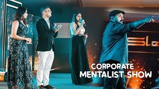 Corporate mentalist show by Nipin Niravath