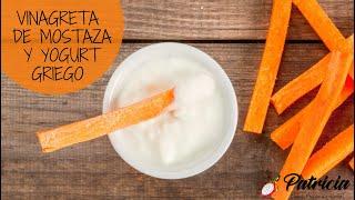 Como hacer vinagreta de mostaza y yogurt griego por Patricia coach