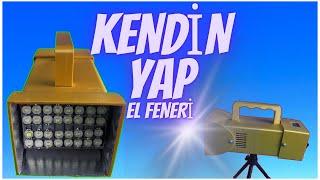 Kendin Yap Yüksek Lümen El Feneri  32 Adet 1 Wat  Powerled İle yüksek Lümen El Feneri