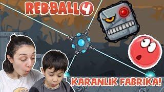 RED BALL 4 BOMBACI NİNJALARLA LAZER SALDIRISI LAZERLER BİZİ YAKTI KARANLIK FABRİKA 37-42 Level