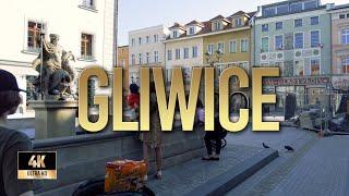 Gliwice  Wiosna 2022  Spacer po Gliwicach  Binaural Audio  4k