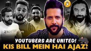 AJAZ KHAN EXPOSED Youtubers Stand United Vs Threat Debate Challenge by Peepoye