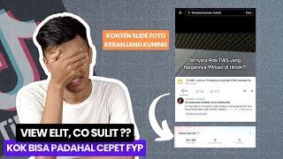 YAKIN⁉️KONTEN SLIDE FOTO PAKE KERANJANG KUNING DI TIKTOK SULIT DITEBAK?