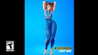 Chun-Li does the emote 