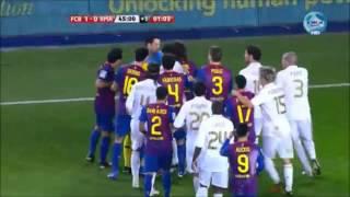 El Clasico -  Real Madrid vs. Barcelona  Most Heated Moments { Fights Brawls Fouls }