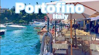 Portofino Italy  - Summer 2024 - 4K 60fps HDR Walking Tour