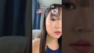 Korean vs American Makeup 