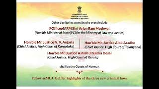 Conference on  ‘Indias Progressive Path in the Administration of Criminal Justice System’.