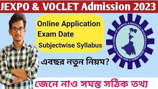 Jexpo & Voclet Admission 2023  Jexpo 2023 Exam Date  Online Application  Jexpo Syllabus