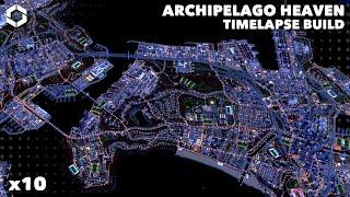 Archipelago Heaven Metropolis Timelapse Build  Cities Skylines 2  Good Life Music Mix