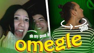 Rotating Head SCARE PRANK on Omegle JUMPSCARE TROLLING on OMEGLE