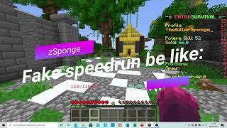 Fake speedrun be like