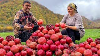 Pomegranate Jam and Fried Fish in the Mountains The Variety Of Tastes Of Nature