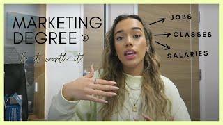 MARKETING DEGREE - is it worth it?  best & worst jobs salaries what to expect classes
