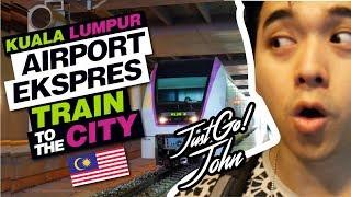 Kuala Lumpur Airport Train to City  KL EKSPRES TRAIN