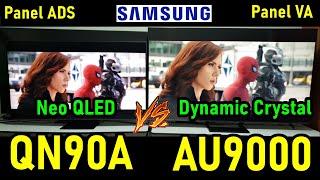 SAMSUNG QN90A vs AU9000 Neo QLED vs Dynamic Crystal Color ¿Cuál te Conviene más Comprar?